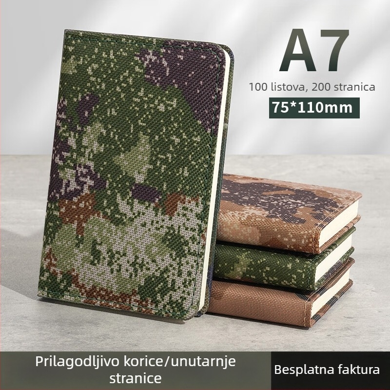 Victory bilježnica, korica od platna, Dowling papir 80 g/m², 100–200 stranica, uredski stil
