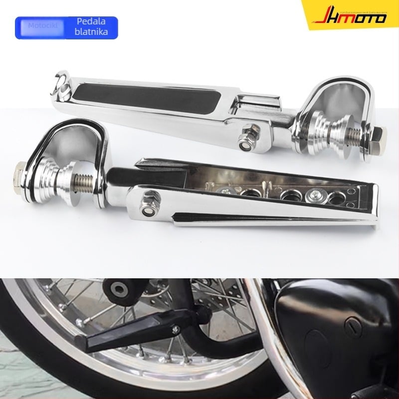 Harley-kompatibilni prednji pedala za motocikl, sklopivi od aluminijske legure, podrška za stopalo sa zaštitom