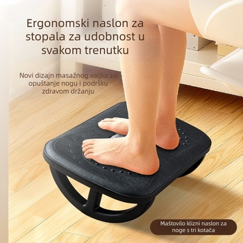 Plastični nožni podmetač za ured, sklopivi model Wgjt08a, moderan minimalistički stil, podiže noge, za odrasle