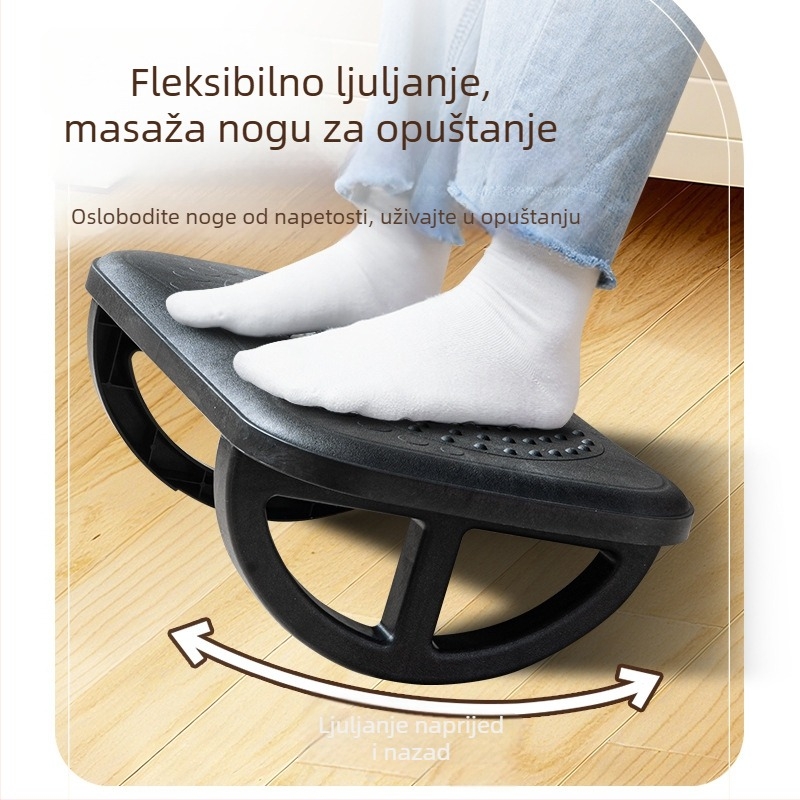 Plastični nožni podmetač za ured, sklopivi model Wgjt08a, moderan minimalistički stil, podiže noge, za odrasle