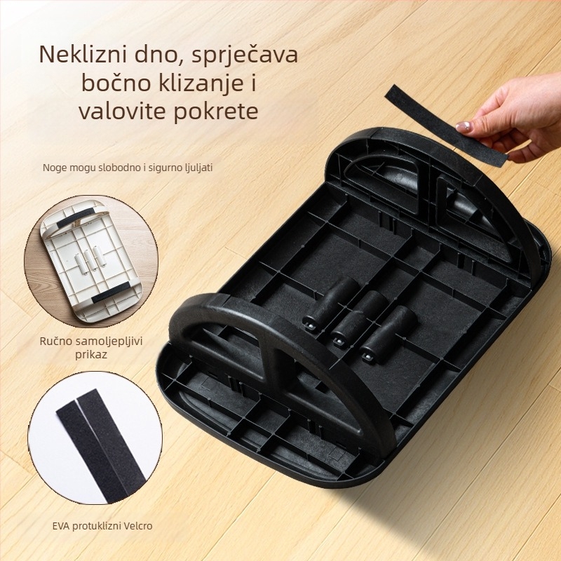 Plastični nožni podmetač za ured, sklopivi model Wgjt08a, moderan minimalistički stil, podiže noge, za odrasle