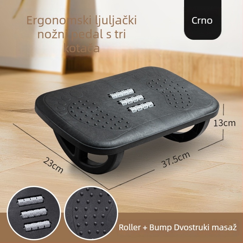 Plastični nožni podmetač za ured, sklopivi model Wgjt08a, moderan minimalistički stil, podiže noge, za odrasle