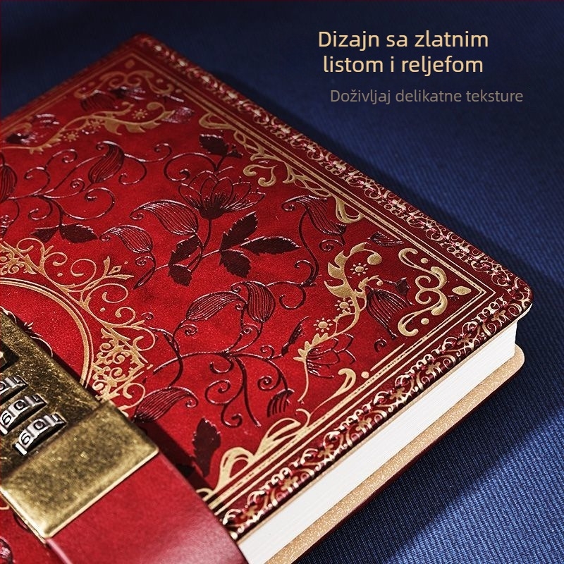 Bilježnica Uno: PU korica, žičano povezivanje, Dowling papir, 80 g/m², 200–300 stranica