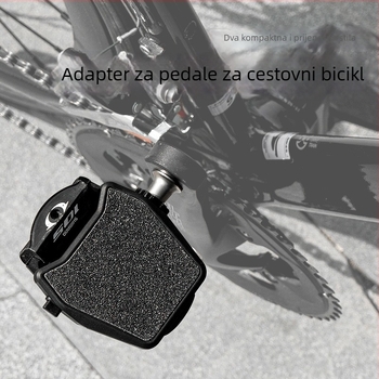 Pedalni konverter za cestovni bicikl SPD/LOOK na rav pedal – podesiv, model ppz03, PA6+GF30%