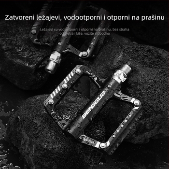 Metalni pedale za bicikl, MTB i cestovni bicikl, model 4208