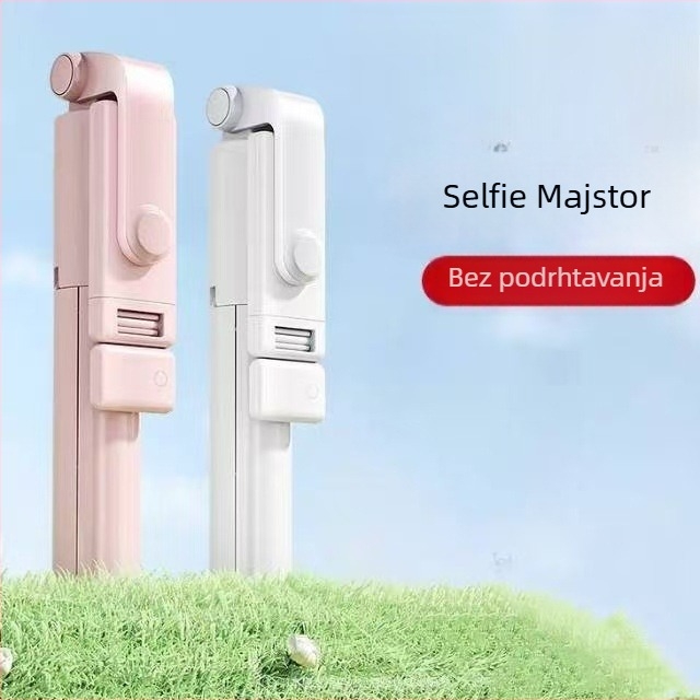 Selfie štapić s Bluetooth, stativ, odvojivi dizajn, rasvjeta za uljepšavanje i daljinsko upravljanje