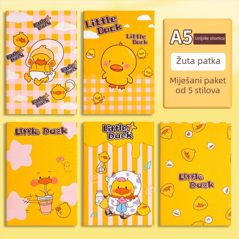 Bilježnica s linijskim povezom, korica od papira, Dowling papir, 80 g/m², 1–50 stranica