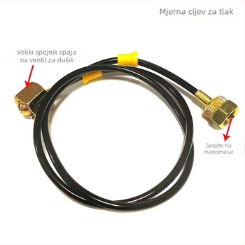 Set manometra tlaka dušičnog za hidraulički razbijač Ronghua, kompatibilan s čekićima 68/100/135, Model General, Tip Ostalo, Raspon mjerenja 1, Točnost 1