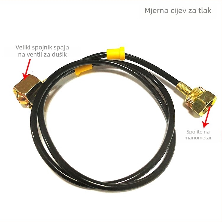 Set manometra tlaka dušičnog za hidraulički razbijač Ronghua, kompatibilan s čekićima 68/100/135, Model General, Tip Ostalo, Raspon mjerenja 1, Točnost 1