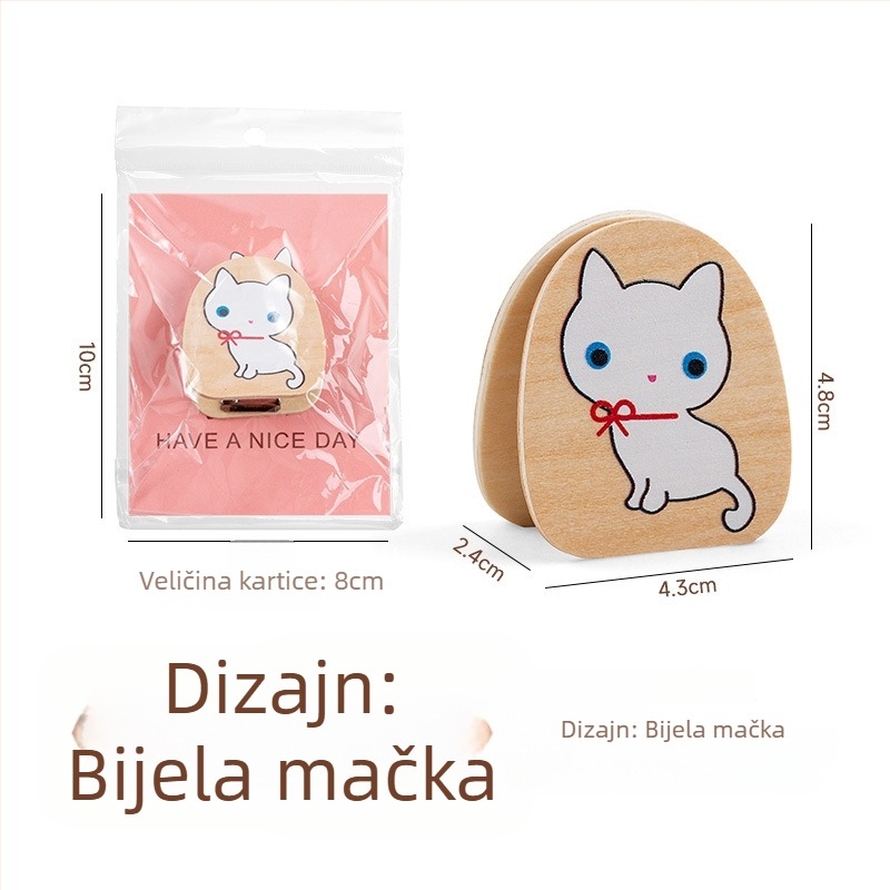 Držač dnevnika – drveni, japanskog stila, stolni klip za bilješke, fotografije i vizitke (Materijal: Drvo; Stil: Japanski; Upotreba: Bilješke/Fotografije/Vizitke)