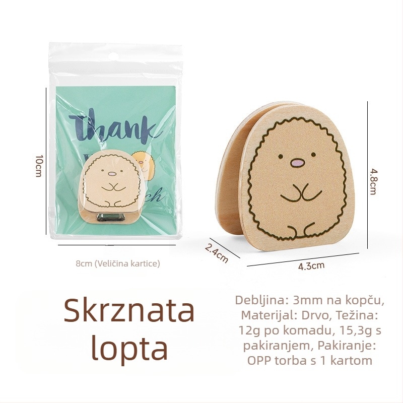 Držač dnevnika – drveni, japanskog stila, stolni klip za bilješke, fotografije i vizitke (Materijal: Drvo; Stil: Japanski; Upotreba: Bilješke/Fotografije/Vizitke)