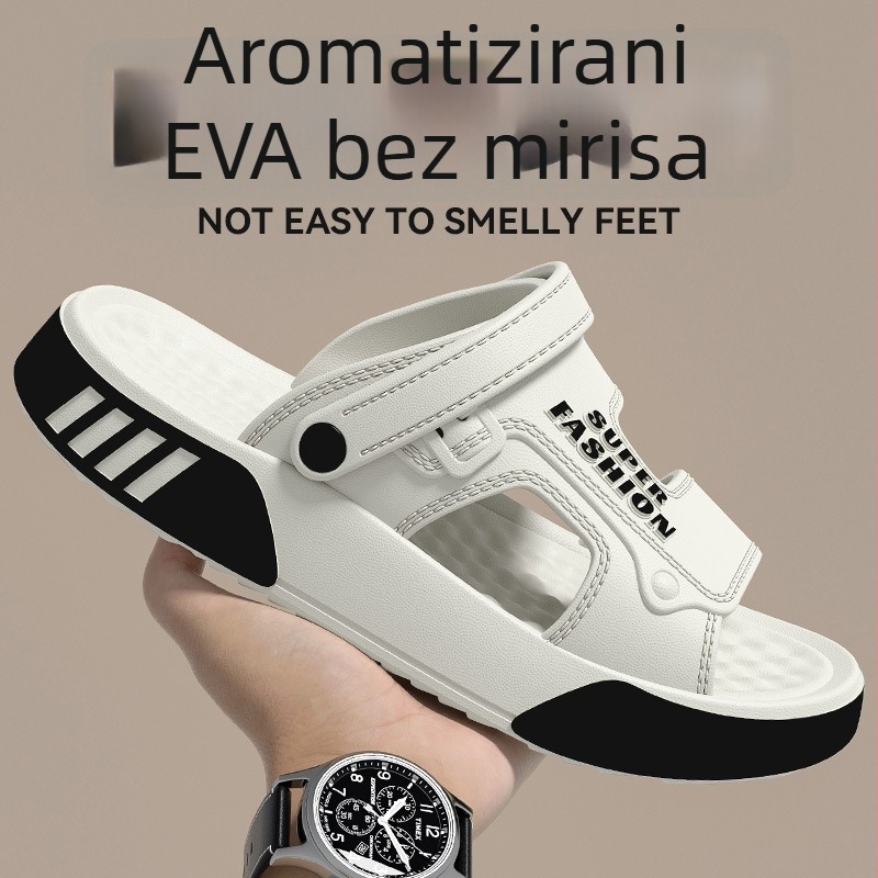 Muške EVA beach sandale za ljeto – vodootporne, protuklizne, bez mirisa, za ribolov i vožnju, dva načina nošenja