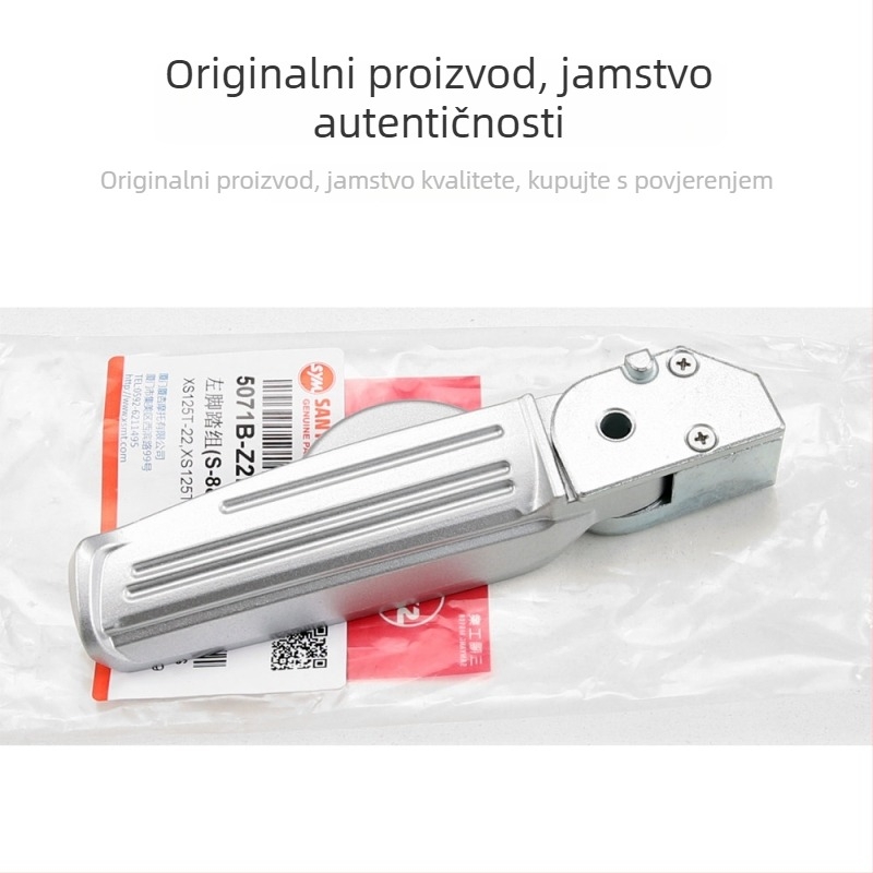 SHEX 125 stražnje stopalo za motocikl – aluminijska legura, elektroplatiranje