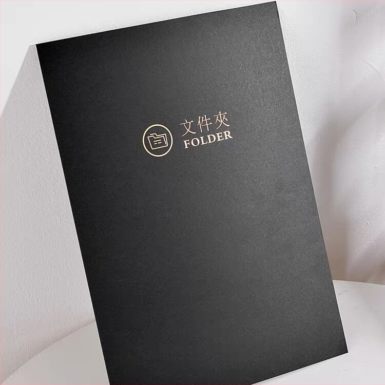 A4 ugovorni folder s prilagođenim papirnim omotom i zlatnim otiskom, folder za potpisivanje i životopis, materijali za recitiranje, poslovni vertikalni držač dokumenata