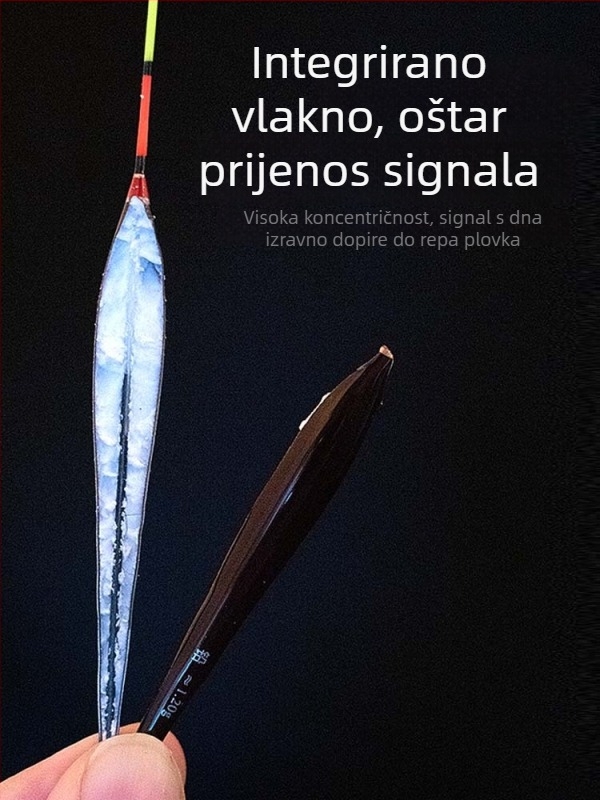 Nano plovak za ribolov, visoka osjetljivost, tanak vrh i debeli rep, za šarana