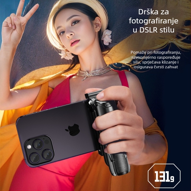 P15MINI-C prenosni držač za telefon za fotografiranje, aluminijski okvir, univerzalna kompatibilnost, stabilizacija slike