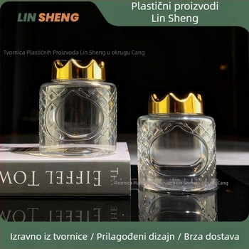 PET zatvorena plastična posuda s poklopcem Crown, 400–600 ml, PET blow molding, opća ambalaža