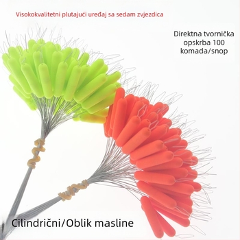 Sedam zvjezdica ribolovni plovak - cilindričnog oblika, maslinastog oblika, aerodinamičan dizajn, plast