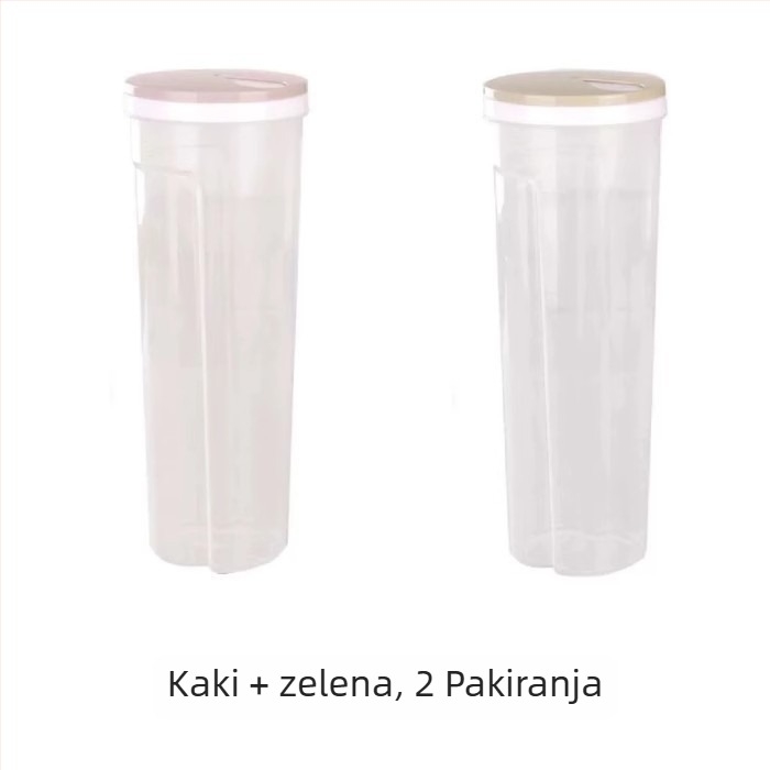 Kutija za pohranu tjestenine, plastična, kapacitet 2L, zaštita od prašine, moderan minimalistički dizajn