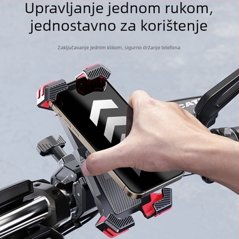 Držač za telefon za motocikl i bicikl – univerzalni plastični držač za pametni telefon sa klipsom i kuglastim spojem