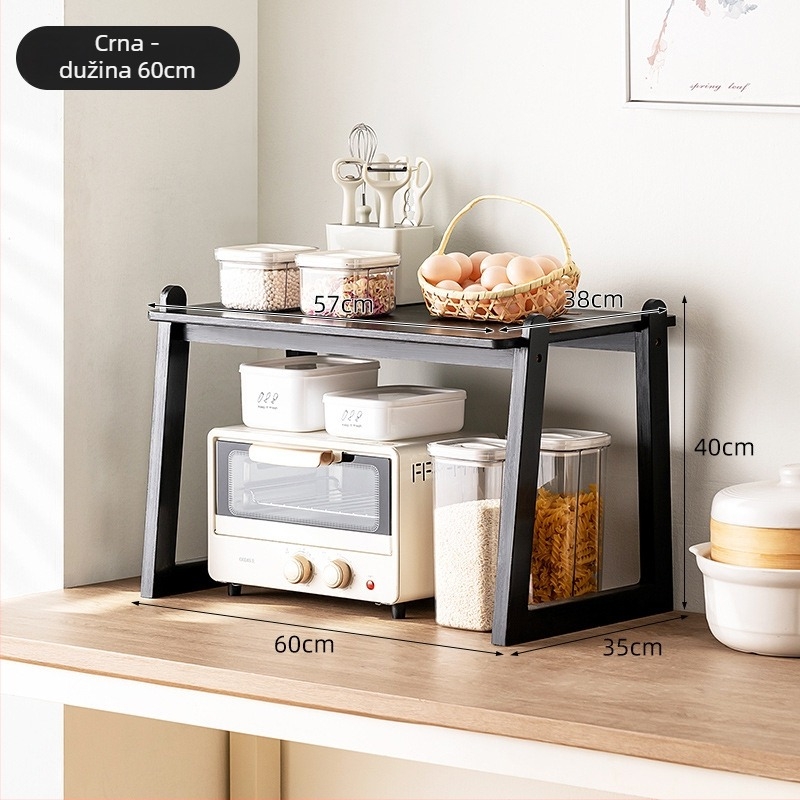 Organizator za kuhinjski pult — pravokutni dizajn, višenamjenski, materijal: Nanzhu, moderni minimalistički stil