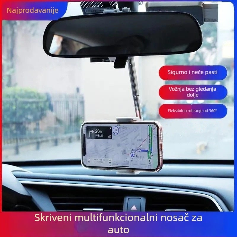 CZ02 model nosač za mobitel u automobilu, ugradnja na retrovizor, podržava prilagodbu i obradu po narudžbi
