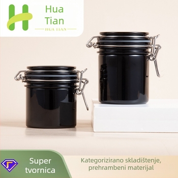 Okrugla PET plastična zatvorena posuda za kupanje s poklopcem; prilagodljivo procesiranje; tisak logotipa