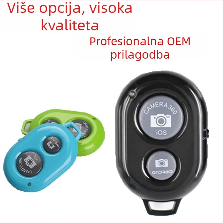 Selfiecom Bluetooth daljinski upravljač za Android i iOS, Bluetooth 4.2, ABS kućište, 10 g