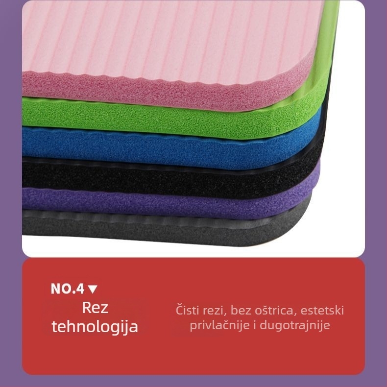 NBR joga podloga za koljena – prugasti uzorak, debljina 10 mm, težina 120, prilagodljiva obrada