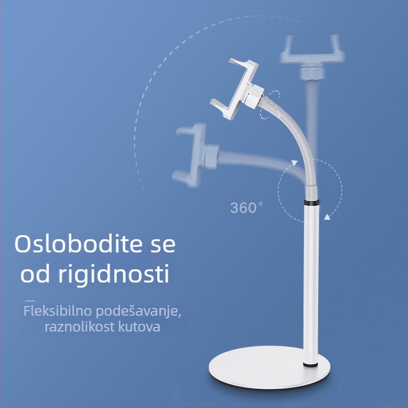 Stalak za telefon i tablet, od legure, prilagodljiv, višestruko funkcionalan, prenosan