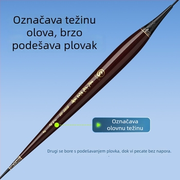 LED elektronički plovak s promjenom boje, dnevna/noćna uporaba, dugačak domet za velike ribe