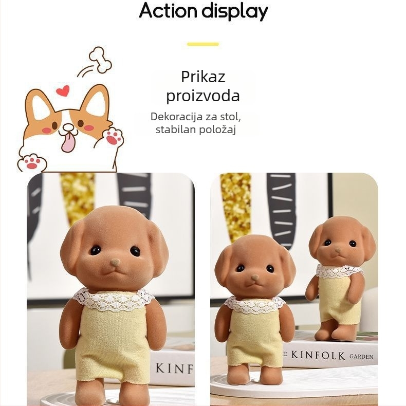 Držač za telefon s karikaturnim dizajnom od vinila, mogućnost prilagodbe, stolni ukras