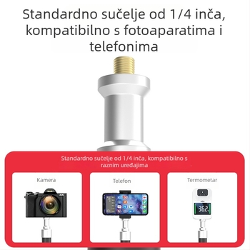 Punjavajući držač za telefon, višenamjenski stalak za uživo prijenos, trodijelni nosač za power bank za kampiranje