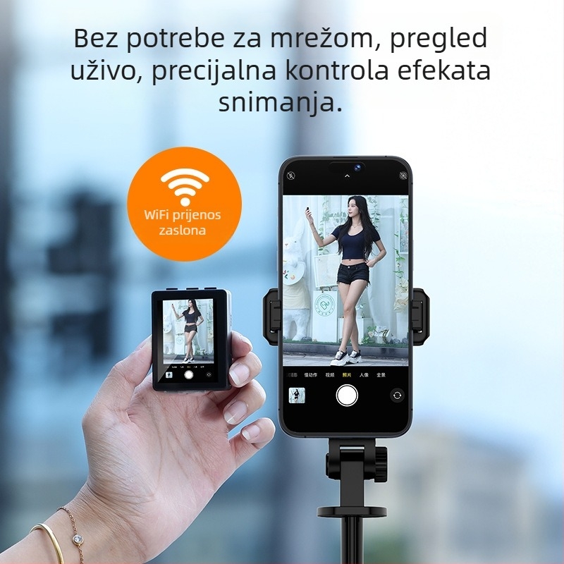 Bežični uređaj za ogled zaslona za selfie na mobilnom telefonu – CL06, Bluetooth 4.0, ABS, 100 g