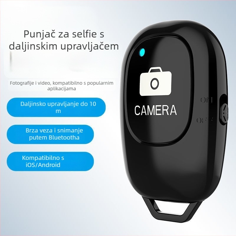 ABshutter3 Puni Bluetooth selfie štap s bežičnim daljinskim upravljačem za live streaming – ABS kućište, Bluetooth 5.0, oko 10 g