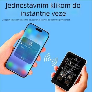 Adapter za selfie s podijeljenim zaslonom za mobitel, kompatibilan s iPhone stražnjom kamerom i MagSafe zaslonom, Model X40, Bluetooth 4.0, Plastika, 100 g
