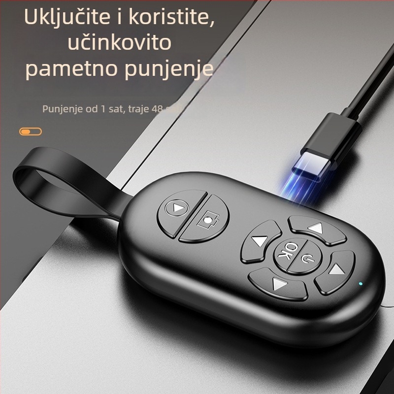 Bluetooth daljinsko upravljanje za kameru na telefonu – Model G9, Bluetooth 4.0, ABS, 50 g, izdano 2024