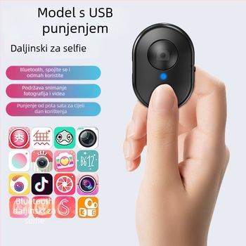 Selfie štap Bluetooth daljinski upravljač - ABS, Model 001, Bluetooth 3.0, 0.02 kg