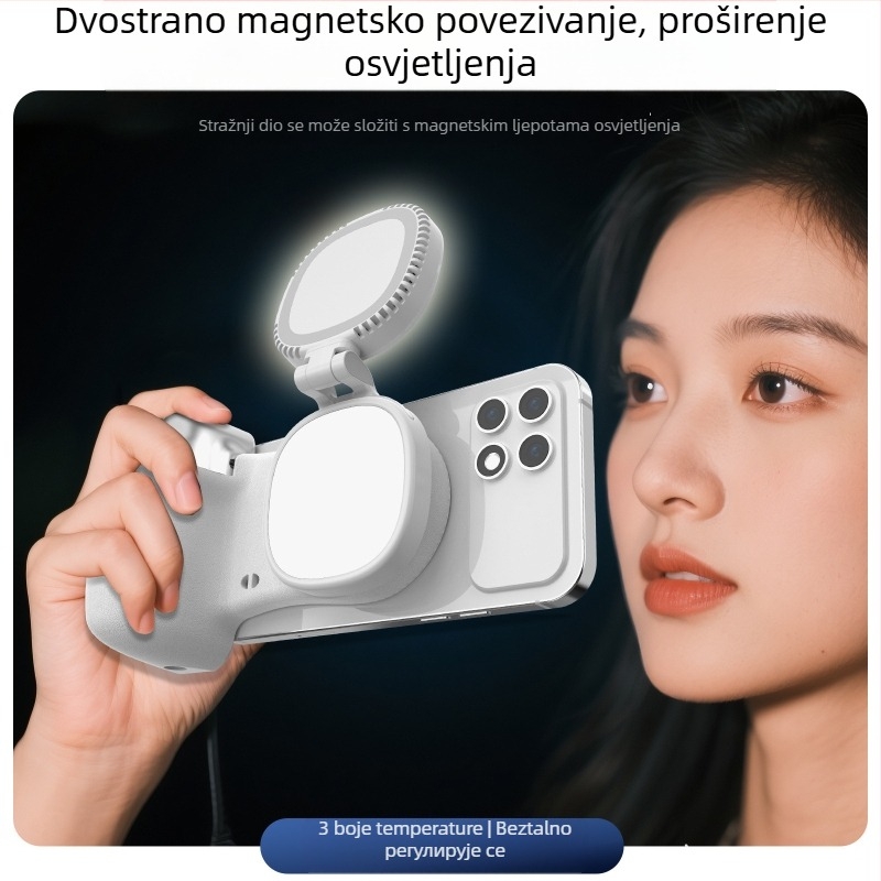 Reflect K02s Magnetni Bluetooth Selfie Štapić s 3-u-1 Stativom (ABS, 150 g, Bluetooth 5.0)