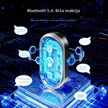 Bluetooth selfie štapić s glasovnim upravljanjem — model B3, Bluetooth 5.4, ABS, 13 g