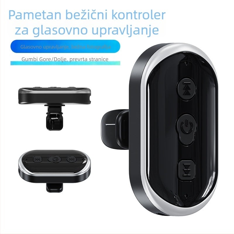 Bluetooth selfie štapić s glasovnim upravljanjem — model B3, Bluetooth 5.4, ABS, 13 g