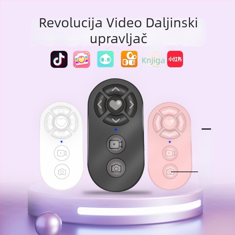 Punijivi Bluetooth selfie daljinski upravljač za mobitel — model 00, ABS kućište, Bluetooth 4.0, marka Tatarina