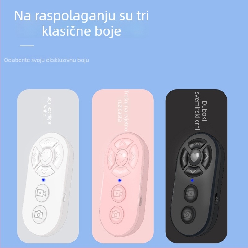 Punijivi Bluetooth selfie daljinski upravljač za mobitel — model 00, ABS kućište, Bluetooth 4.0, marka Tatarina