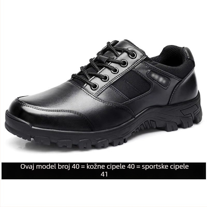 Vojničke trening tenisice, prozračne sintetičke kože gornji dio, niski kroj, protuklizna gumena potplat, niski pet 1–3 cm
