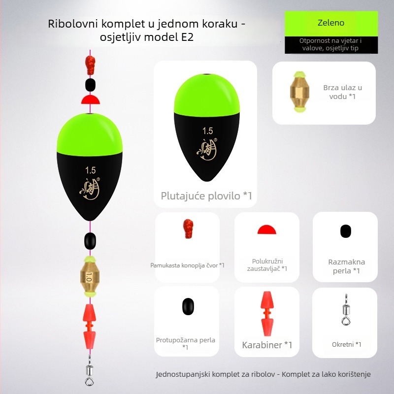 Sea vertikalni plovak za ribolov od plastike