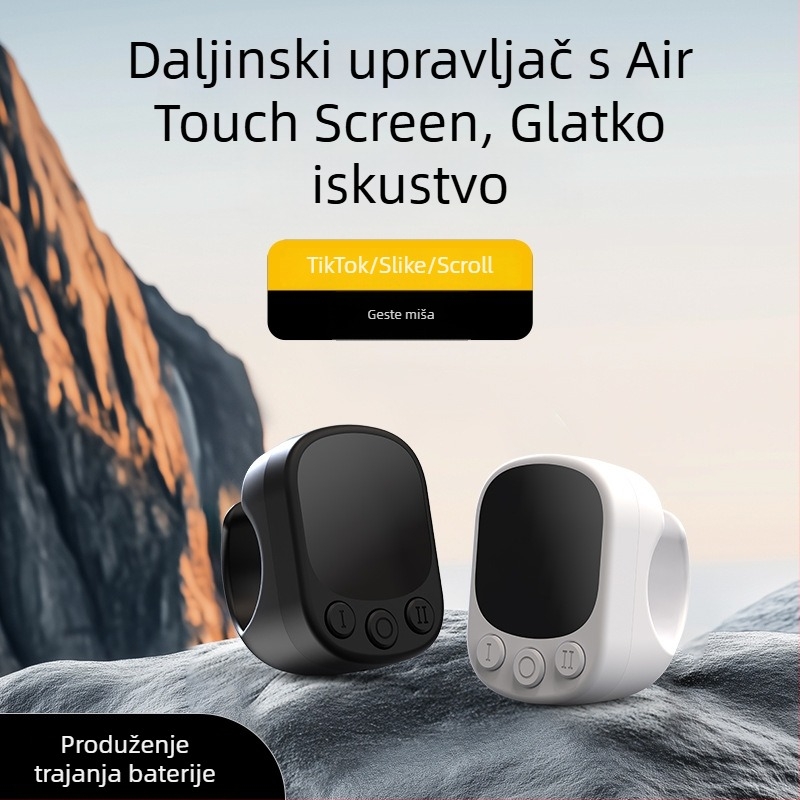 Air Mouse s dodirnim upravljanjem i Bluetooth daljinskim upravljačem – Model J09, Bluetooth 5.4, ABS, Težina 72