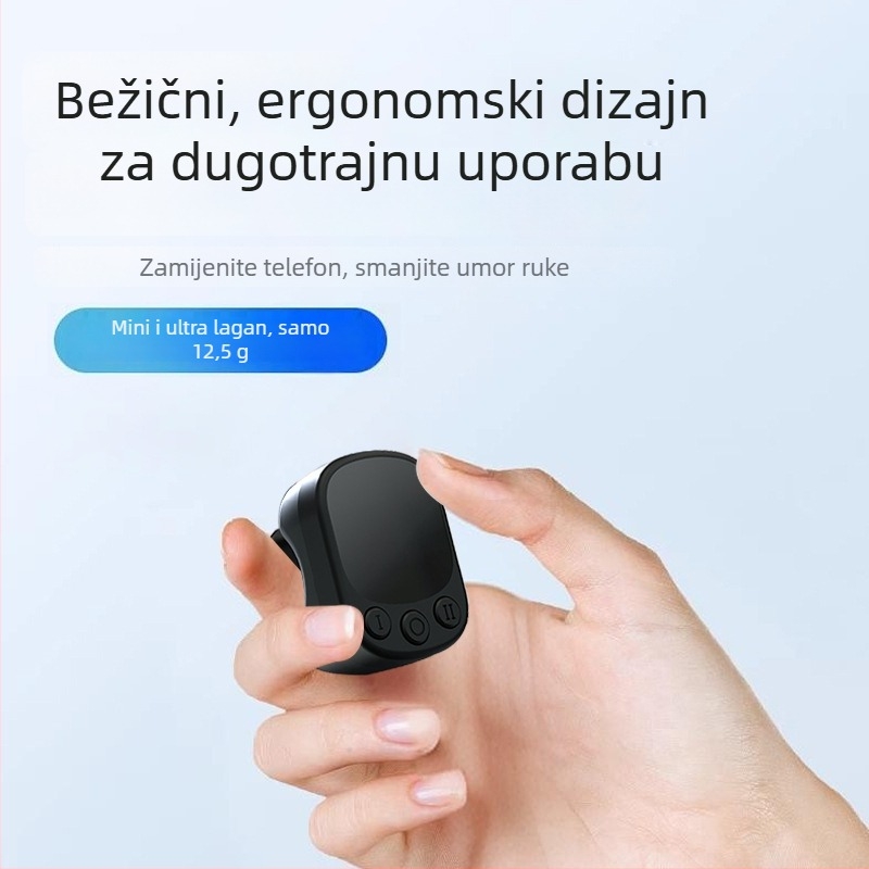 Air Mouse s dodirnim upravljanjem i Bluetooth daljinskim upravljačem – Model J09, Bluetooth 5.4, ABS, Težina 72