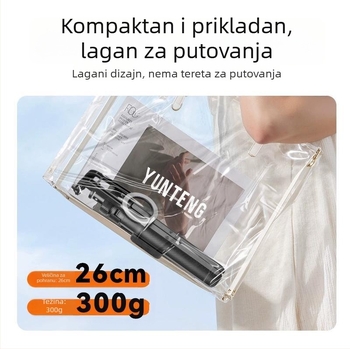 Magnetični selfie štap s tripodom za iPhone MagSafe – aluminijska legura; daljinski upravljač uključen; Bluetooth; mogućnost prilagodbe