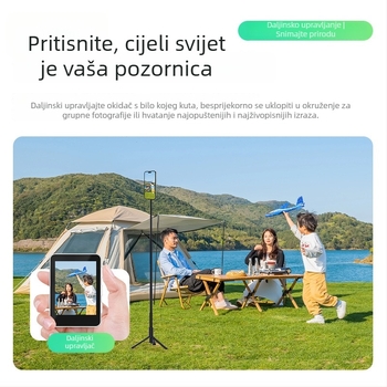 Zaslon telefona kao ogledalo za selfie i magnetski stražnji selfie; Bluetooth 5.4, ABS, 80 g