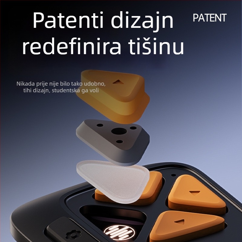 SUKEER P4 Bežični Bluetooth daljinski upravljač za pametni telefon – tihi okidač fotografije, višenamjensko upravljanje fotoaparatom, Bluetooth 4.0, ABS, 6,5 g